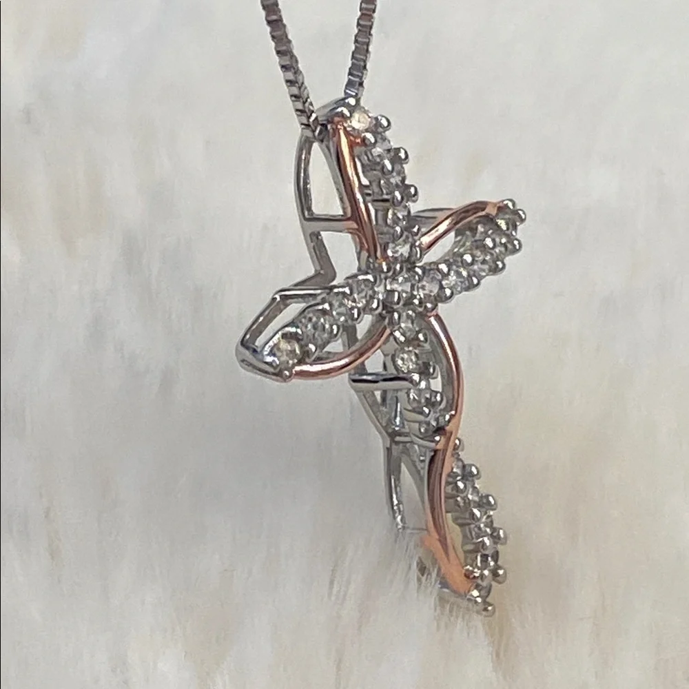 Rose Silver Cross - Picture 5 of 6